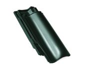 Braas Rubin 13V Halber Flächenziegel (8200210) Hochglanz Tanne