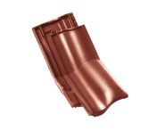 Braas Rubin 13V Halber Knickziegel (8214606) Seidenmatt Kastanie