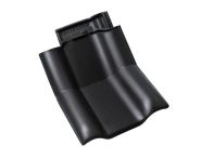 Braas Rubin 13V Knick-Doppelwulstziegel (8214819) Seidenmatt Tiefschwarz