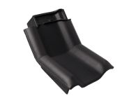 Braas Rubin 13V Knick-Ortgangziegel links (8214421) Matt Anthrazit