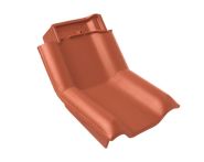 Braas Rubin 13V Knick-Ortgangziegel links (8214403) Matt Kupferrot