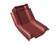 Braas Rubin 13V Knick-Ortgangziegel links (8214411) Seidenmatt Rotbuche