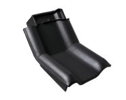 Braas Rubin 13V Knick-Ortgangziegel links (8214449) Seidenmatt Royalgrau