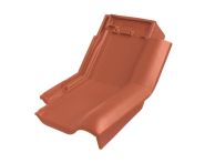 Braas Rubin 13V Knick-Ortgangziegel rechts (8214303) Matt Kupferrot