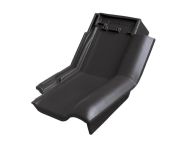 Braas Rubin 13V Knick-Ortgangziegel rechts (8214349) Seidenmatt Royalgrau