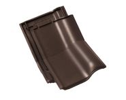 Braas Rubin 13V Knickziegel (8214546) Seidenmatt Teak