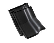 Braas Rubin 13V Knickziegel (8214519) Seidenmatt Tiefschwarz