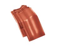 Braas Rubin 13V Halber Mansardziegel (8214716) Seidenmatt Herbstrot
