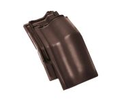 Braas Rubin 13V Halber Mansardziegel (8214746) Seidenmatt Teak