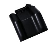 Braas Rubin 13V Mansard-Doppelwulstziegel (8214947) Hochglanz Brillantschwarz