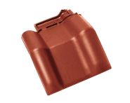 Braas Rubin 13V Mansard-Doppelwulstziegel (8214916) Seidenmatt Herbstrot