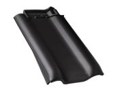 Braas Rubin 13V Ortgangziegel links (7910157) Matt Graphitgrau