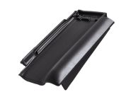 Braas Rubin 13V Ortgangziegel rechts (8210049) Seidenmatt Royalgrau