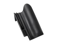 Braas Rubin 13V Halber Pultziegel (8212719) Seidenmatt Tiefschwarz