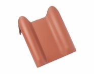 Braas Rubin 13V Pult-Doppelwulstziegel (8212600) Matt Naturrot