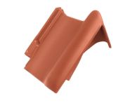 Braas Rubin 13V Pultortgangziegel rechts (8212403) Matt Kupferrot