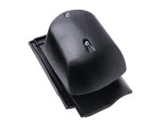 Braas Rubin 13V DuroVent Premium Lüfter DN 150 (8228147) Hochglanz MN-brillantschwarz