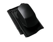 Braas Rubin 13V Ton-Sanilüfter (8229019) Seidenmatt Tiefschwarz