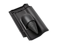 Braas Rubin 13V Ton-Solar-/Kabeldurchgang (7929357) Matt Graphitgrau