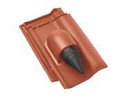 Braas Rubin 13V Ton-Solar-/Kabeldurchgang (8229303) Matt Kupferrot