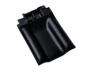 Braas Rubin 13V Firstanschluss-Doppelwulst (8209347) Hochglanz Brillantschwarz