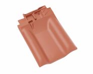 Braas Rubin 13V Firstanschluss-Doppelwulst (8209300) Matt Naturrot