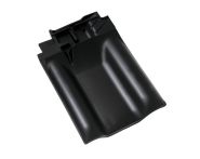 Braas Rubin 13V Firstanschluss-Doppelwulst (8209319) Seidenmatt Tiefschwarz