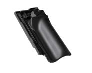 Braas Rubin 13V Firstanschlussziegel halb (7909457) Matt Graphitgrau