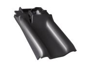 Braas Rubin 13V Firstanschluss-Ortgang links (8209249) Seidenmatt Royalgrau