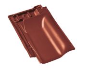 Braas Rubin 13V Firstanschlussziegel (8209006) Seidenmatt Kastanie