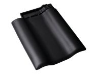 Braas Rubin 9V Doppelwulstziegel (8610441) Matt vulkanschwarz