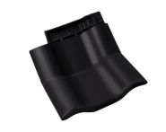 Braas Rubin 9V Knick-Doppelwulstziegel (8614841) Matt vulkanschwarz