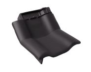 Braas Rubin 9V Knick-Ortgangziegel links (8614408) Matt anthrazit