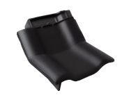 Braas Rubin 9V Knick-Ortgangziegel links (8614449) Seidenmatt royalgrau