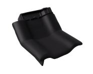 Braas Rubin 9V Knick-Ortgangziegel links (8614441) Matt vulkanschwarz