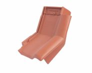 Braas Rubin 9V Knick-Ortgangziegel rechts (8614300) Matt naturrot