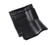 Braas Rubin 9V Knickziegel (8614514) Seidenmatt tiefschwarz