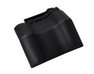 Braas Rubin 9V Mansard-Doppelwulstziegel (8614941) Matt vulkanschwarz