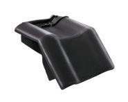 Braas Rubin 9V Mansard-Ortgangziegel links (8614249) Seidenmatt royalgrau