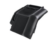 Braas Rubin 9V Mansard-Ortgangziegel rechts (8614114) Seidenmatt tiefschwarz