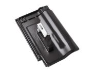 Braas Rubin 9V Modulstütze mit Grundpfanne (8629549) Seidenmatt royalgrau