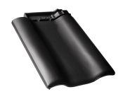 Braas Rubin 9V Ortgangziegel links (8610108) Matt anthrazit