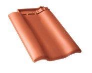 Braas Rubin 9V Ortgangziegel links (8610103) Matt kupferrot