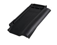 Braas Rubin 9V Ortgangziegel rechts (8610041) Matt vulkanschwarz