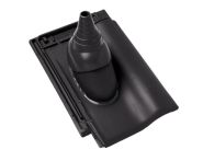 Braas Rubin 9V Ton-Antennenziegel (8629108) Matt anthrazit