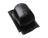 Braas Rubin 9V DuroVent Premium Lüfter DN 150 (8628114) Seidenmatt tiefschwarz