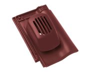 Braas Rubin 9V Ton-Sanilüfter offen (8628640) Matt lavarot