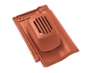 Braas Rubin 9V Ton-Sanilüfter offen (8628603) Matt kupferrot