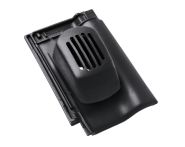 Braas Rubin 9V Ton-Sanilüfter offen (8628649) Seidenmatt royalgrau