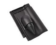 Braas Rubin 9V Ton-Solar- Kabeldurchgang (8629308) Matt anthrazit